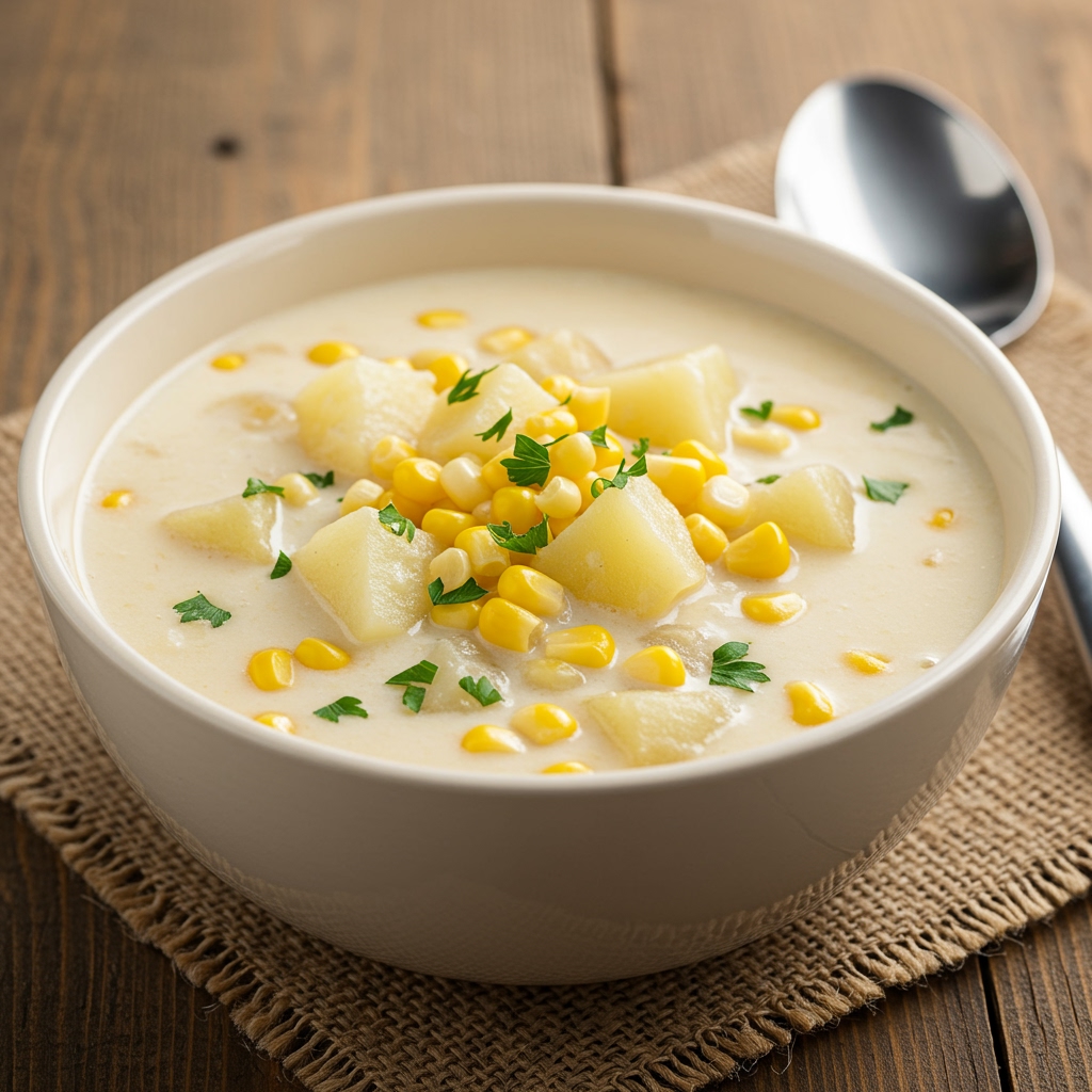 Creamy Corn & Potato Chowder