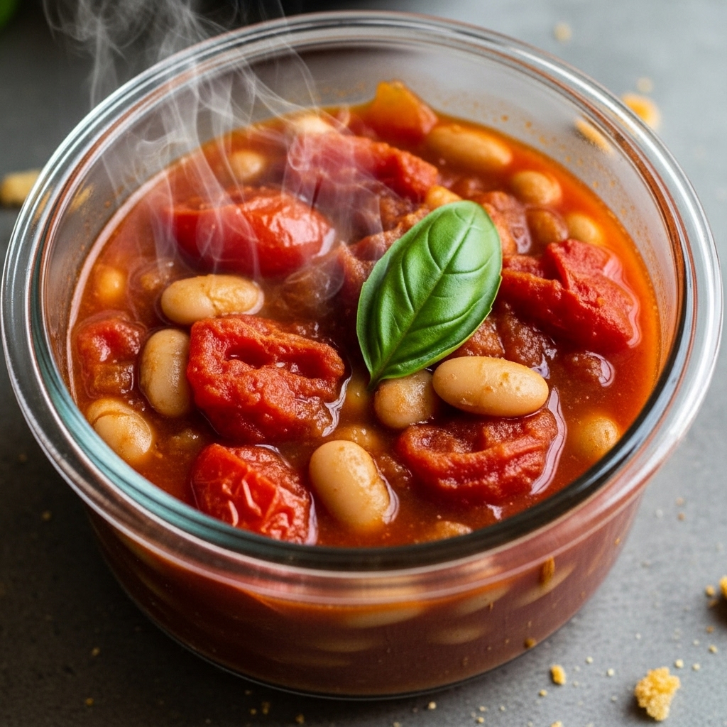 Roasted Tomato and White Bean Soup