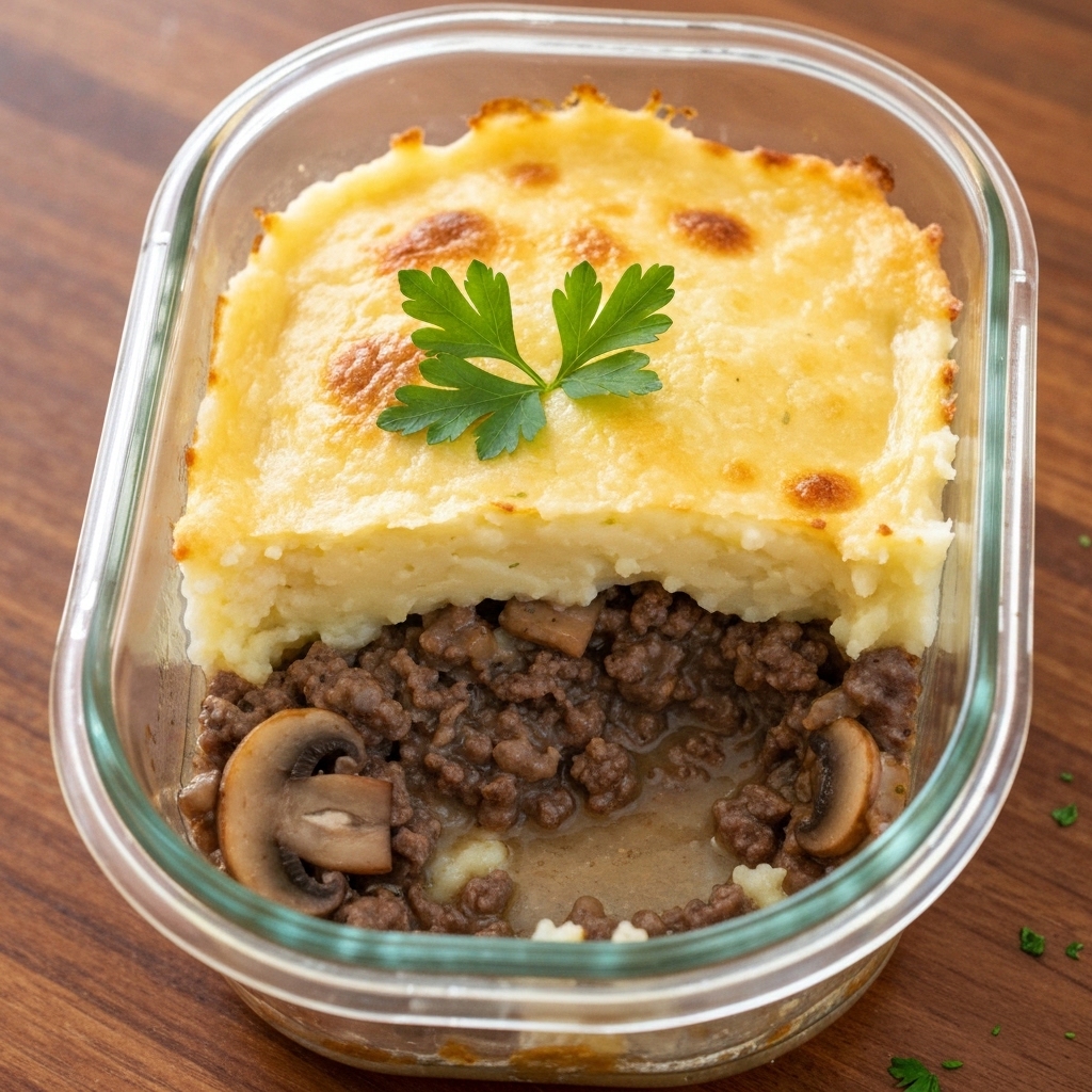 Hearty Beef and Mushroom Shepherd's Pie